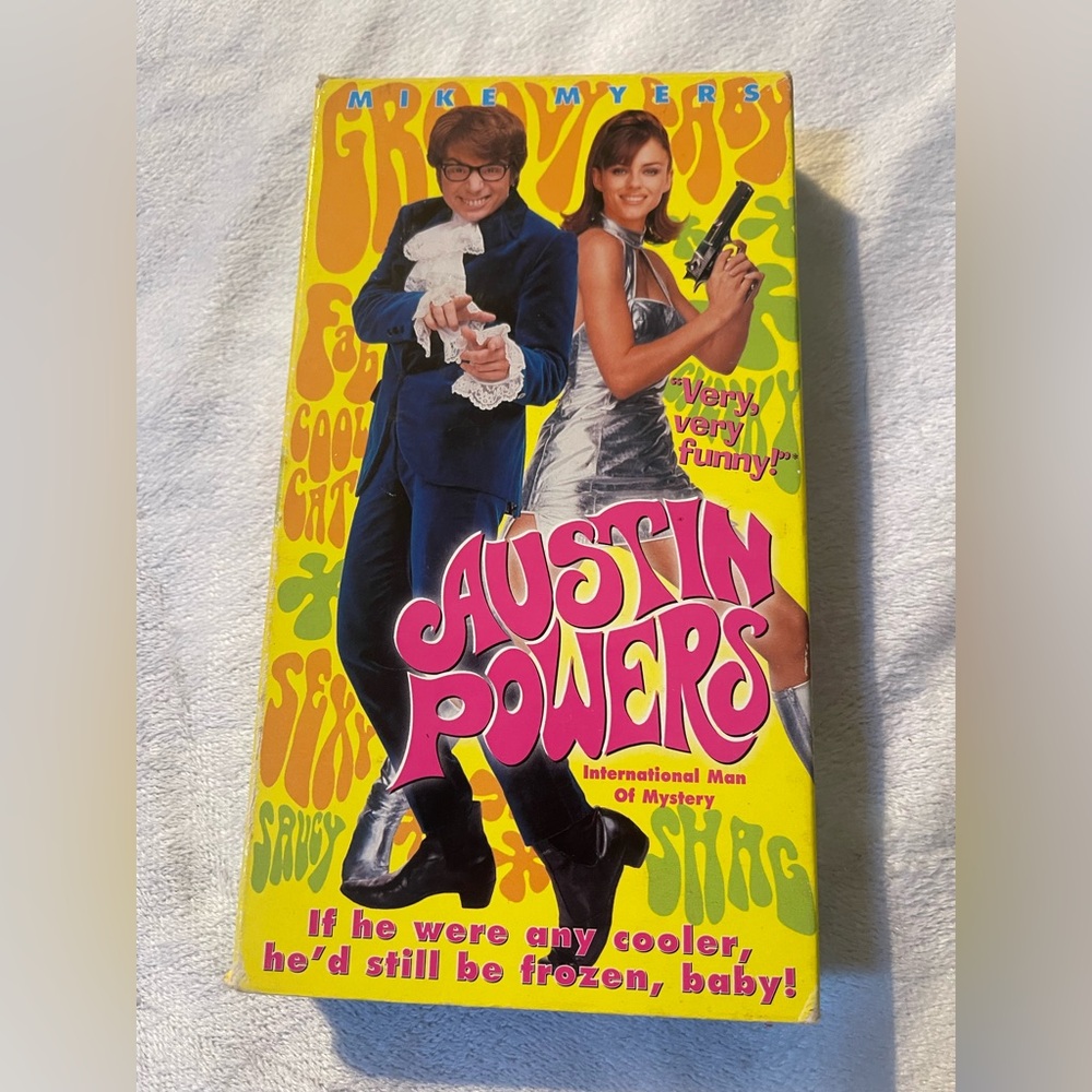 Austin Powers Vintage VHS Tape